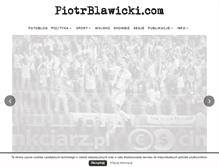 Tablet Screenshot of piotrblawicki.com